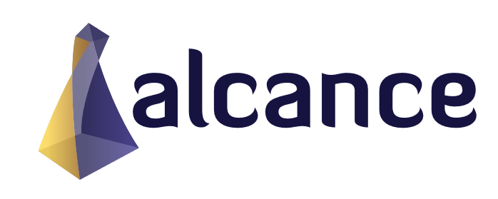 Logo marca colorida da Alcance